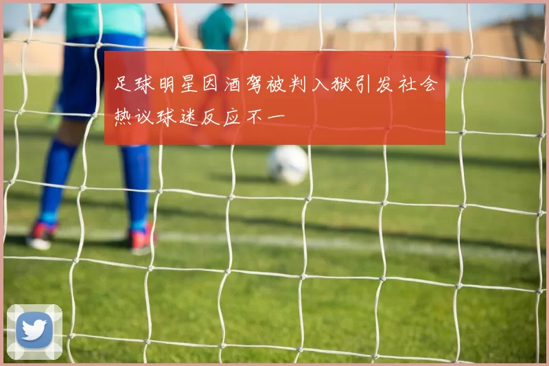 足球明星因酒驾被判入狱引发社会热议球迷反应不一